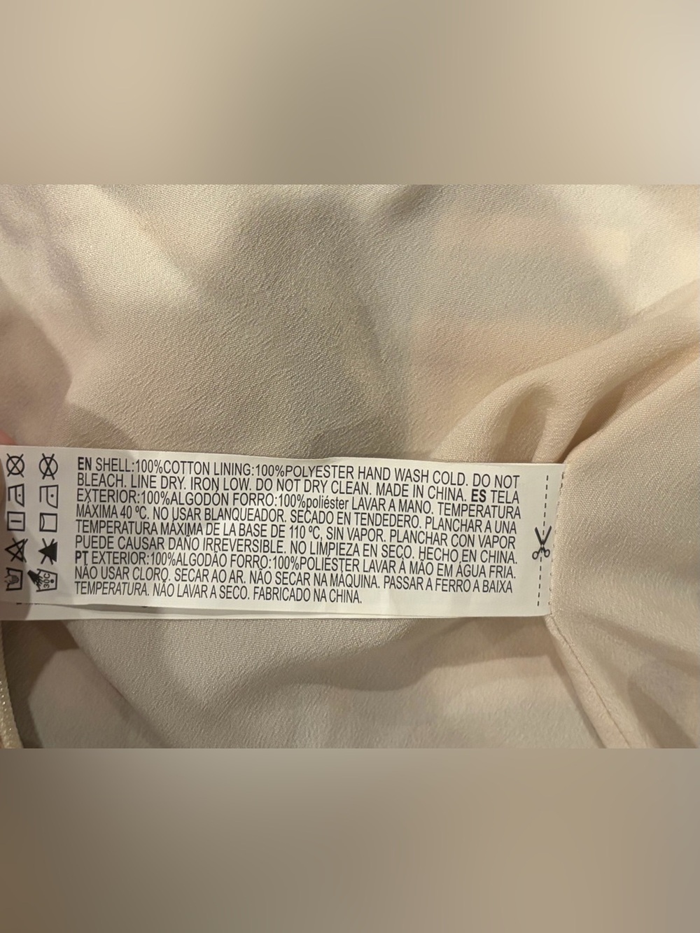 Forever 21 Cream and Black Plaid Chain Mini Skirt - Size Small - Picture 5 of 6